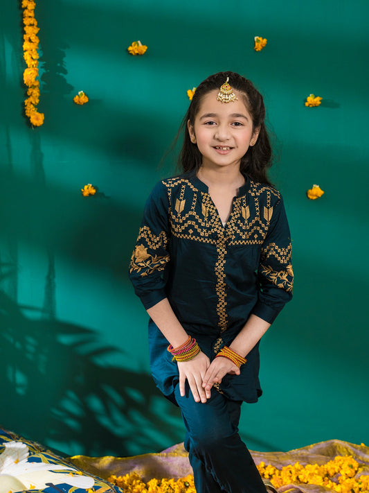 Girls Summer 2Pcs Suit VG77-B Zinc