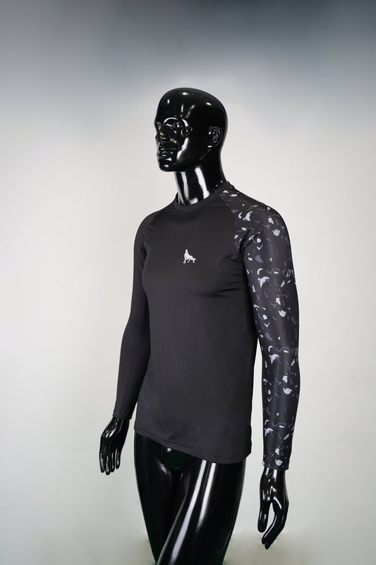 DFC MENS LONG SLEEVE SHIRT BLACK