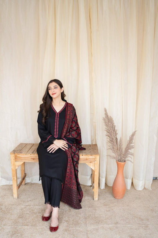 AIR-JET LAWN 3pc Suit Unstitch New Arrival 2024