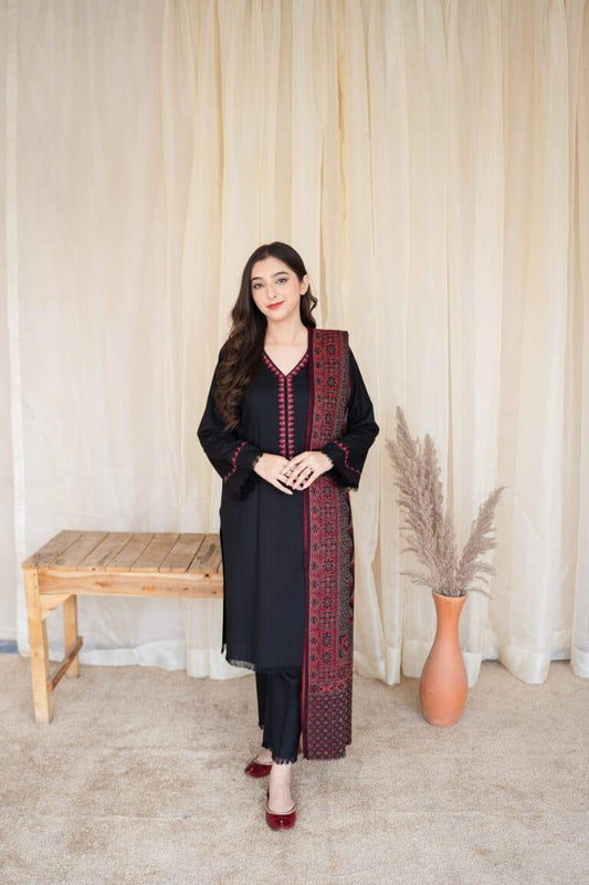 AIR-JET LAWN 3pc Suit Unstitch New Arrival 2024