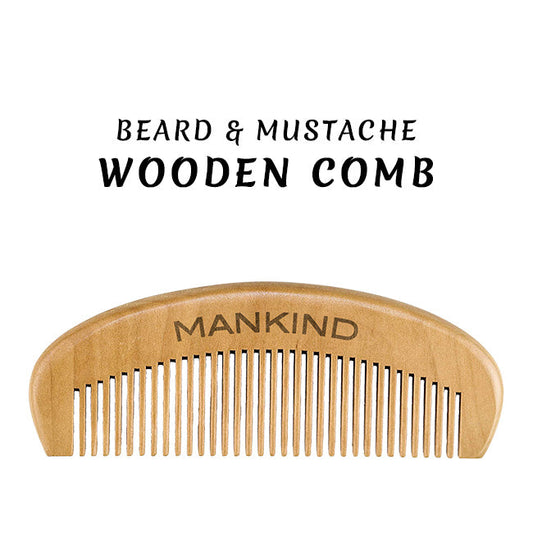 Beard & Mustache Wooden Comb – For Styling & Grooming