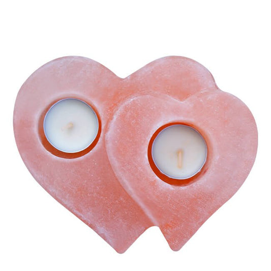 Heart Shape Pink Salt Candle – The gentlest touch of nature for your entire family, removes toxins from the air, Cleanse the indoor air, absorbs the negative energy, 100% organic