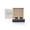 Cufflers Vintage Black Rectangle Cufflinks with Free Gift Box