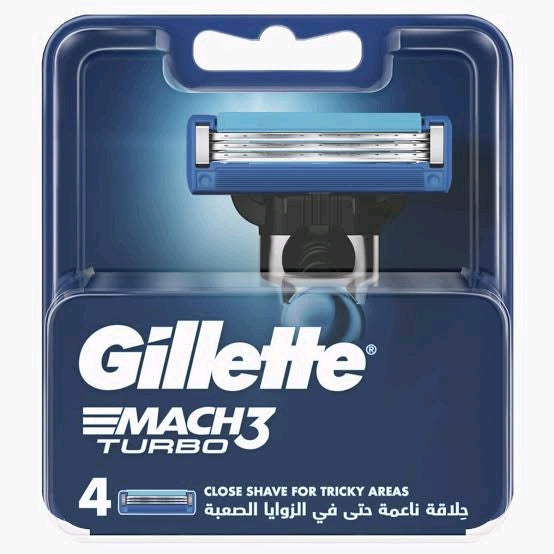 Gillette Blue 3 Blades, 4 x Blades