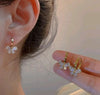 Zircon Butterfly Earrings