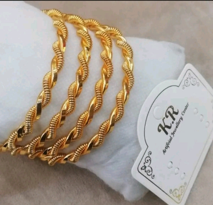 Beautiful Gold Plated Bangles