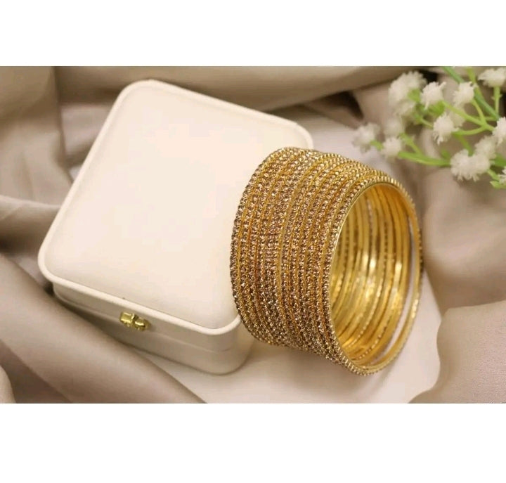 Stylish Bangles (Golden and Silver)