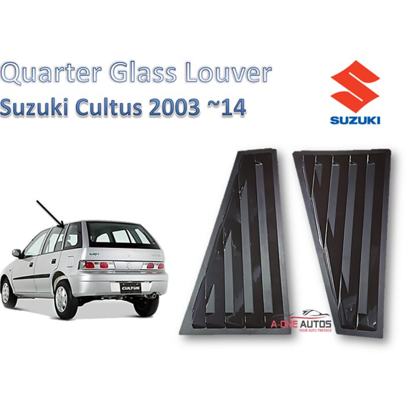ABS Quarter Glass Louvers – Suzuki Cultus Old Model