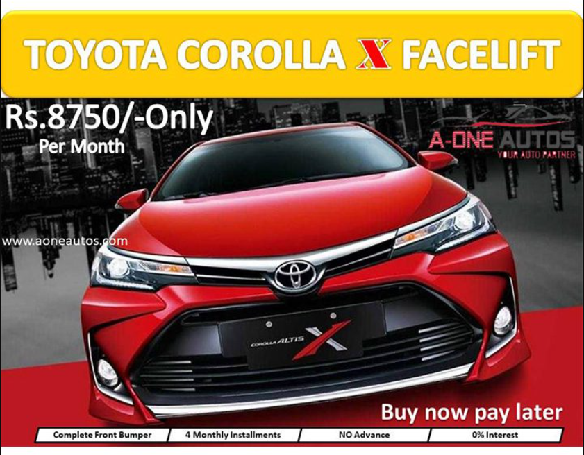 Facelift Toyota Corolla 2021 Front Complete Bumper