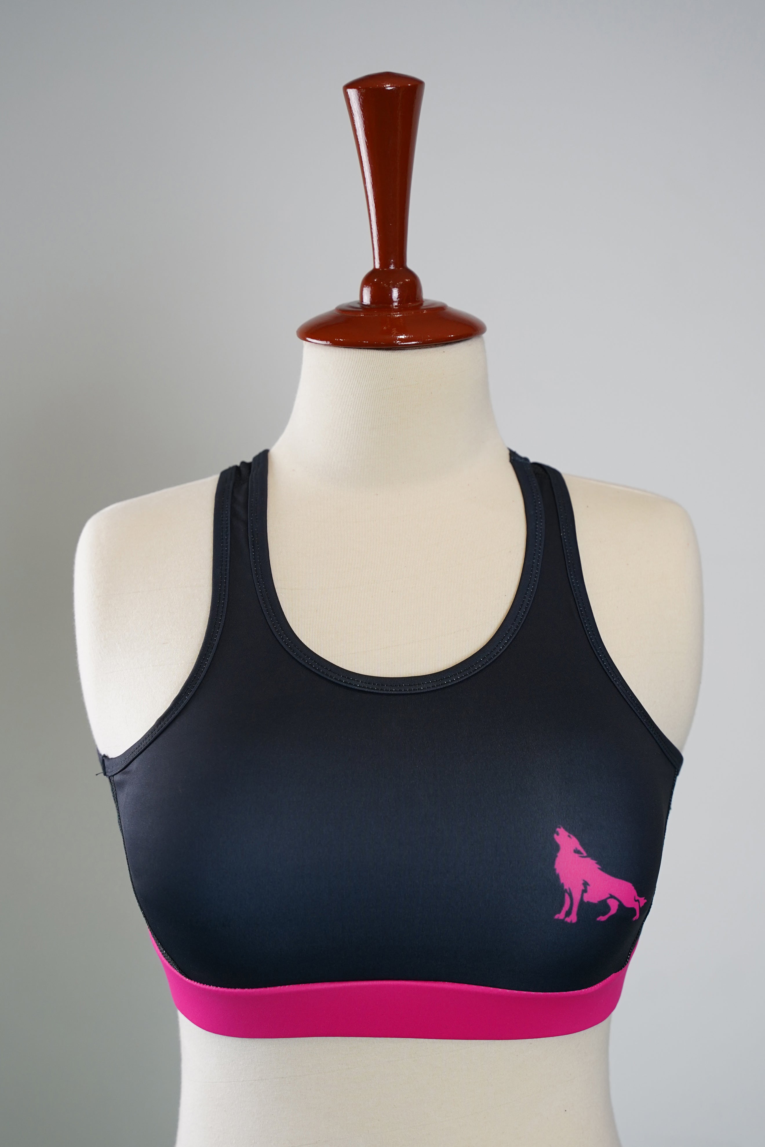 LADIES SUBLIMATED BRA BLACK