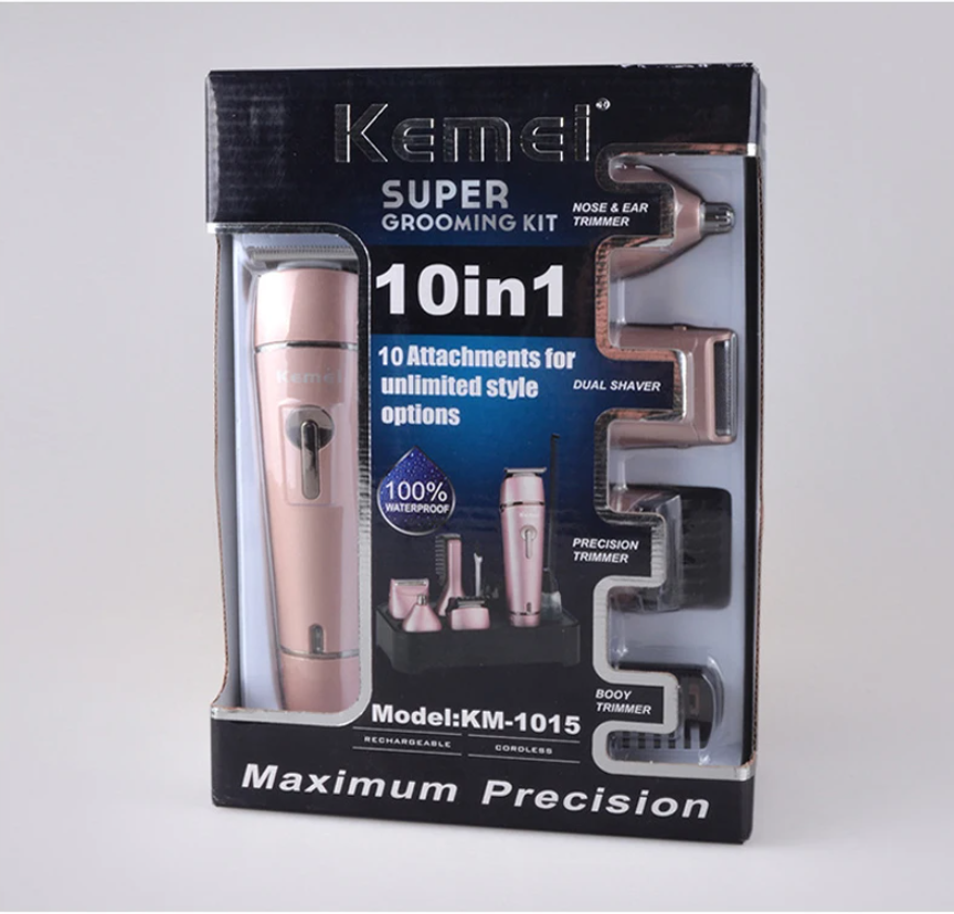 Kemei Hair Trimmer KM-1015 Rechargeable Hair Clipper