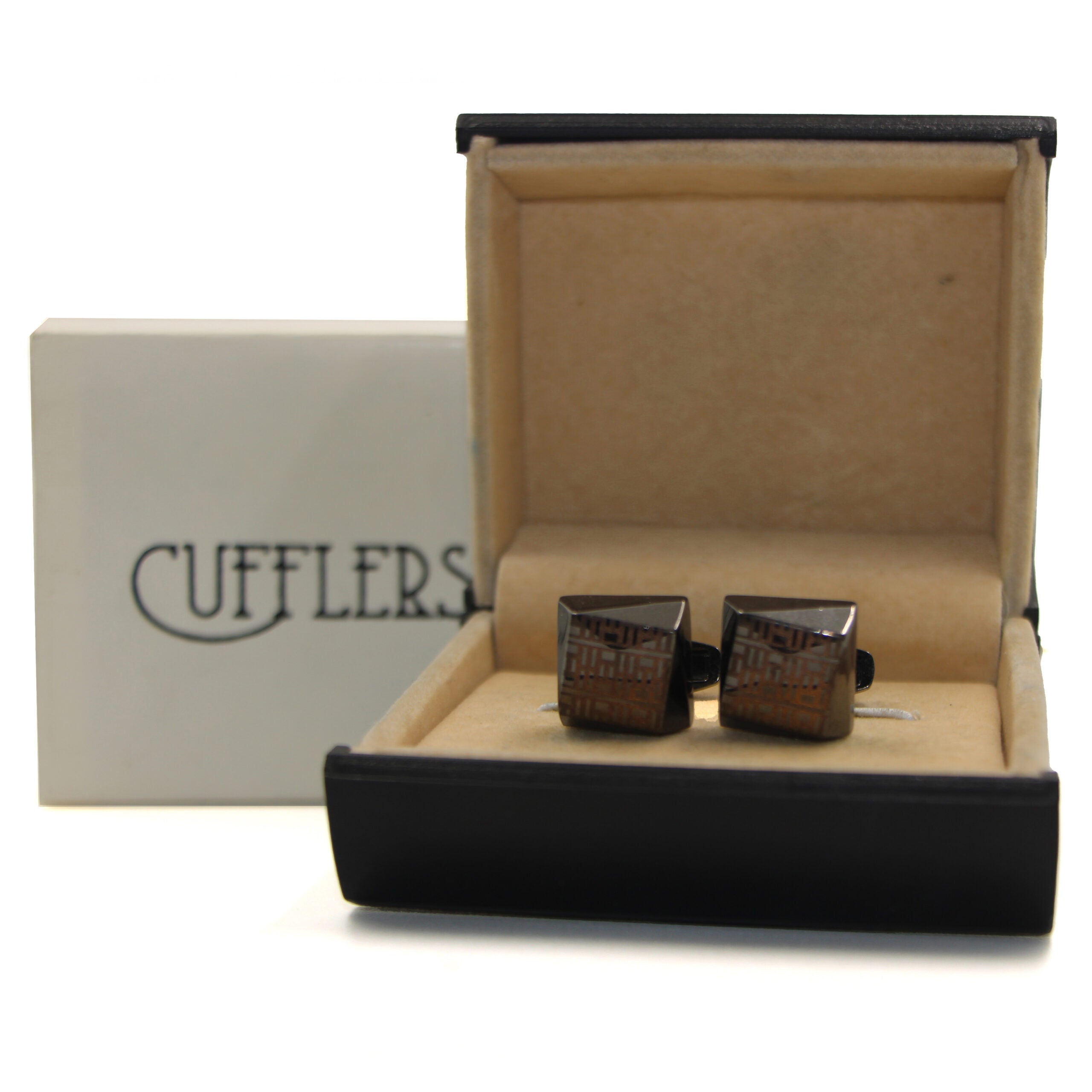 Classic Cufflinks for Men's Shirt with a Gift Box - CU-0012