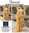 Bareeze  3pc Lawn Suit with Full Heavy Embroidery