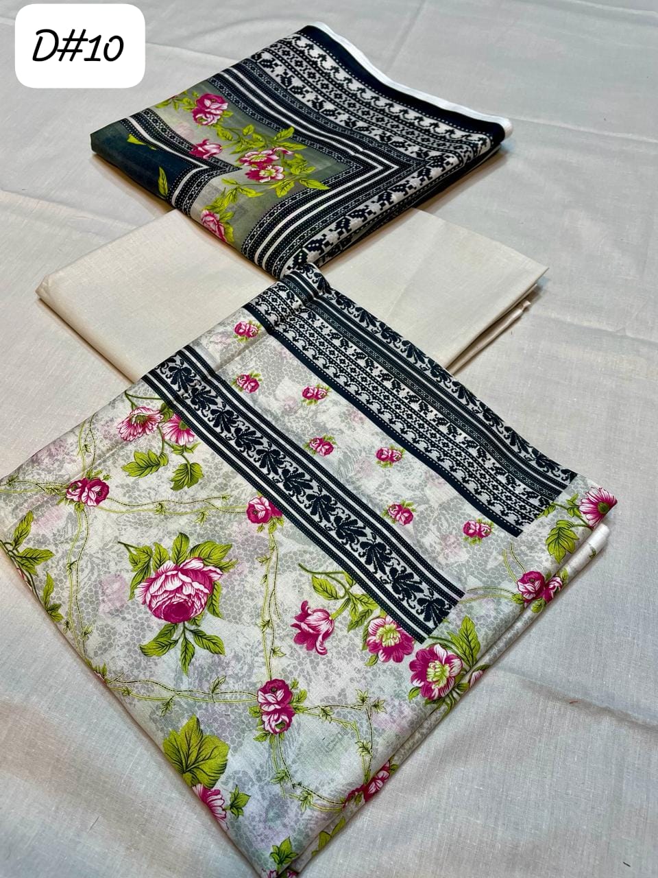 ALMIRAH 3PC Lawn suit Summer collection Orignal