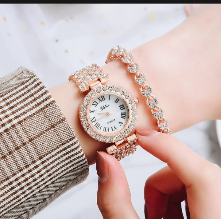 Wrist Watch with Bracelet
