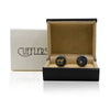 Designer Men's Blue/Gold Exclusive Cufflinks with Gift Box - CU-4001
