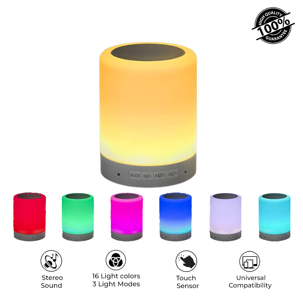 Rhizmall Touch Portable Lamp Bluetooth Speaker