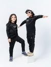 Round Neck Tracksuit For Boys & Girls, Poly Athletic Fleece #VWT01-B