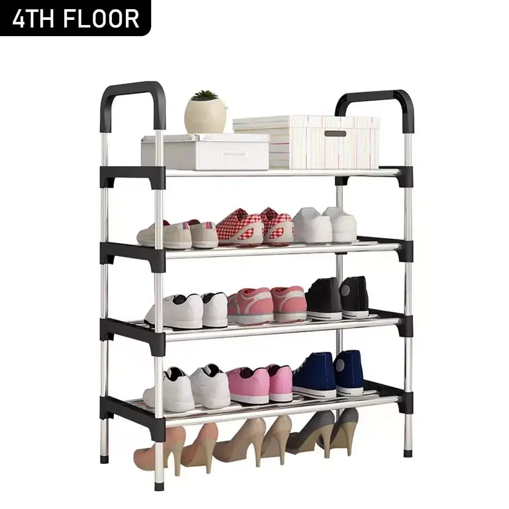 4 Layer Tier Portable Shoe Rack Stand