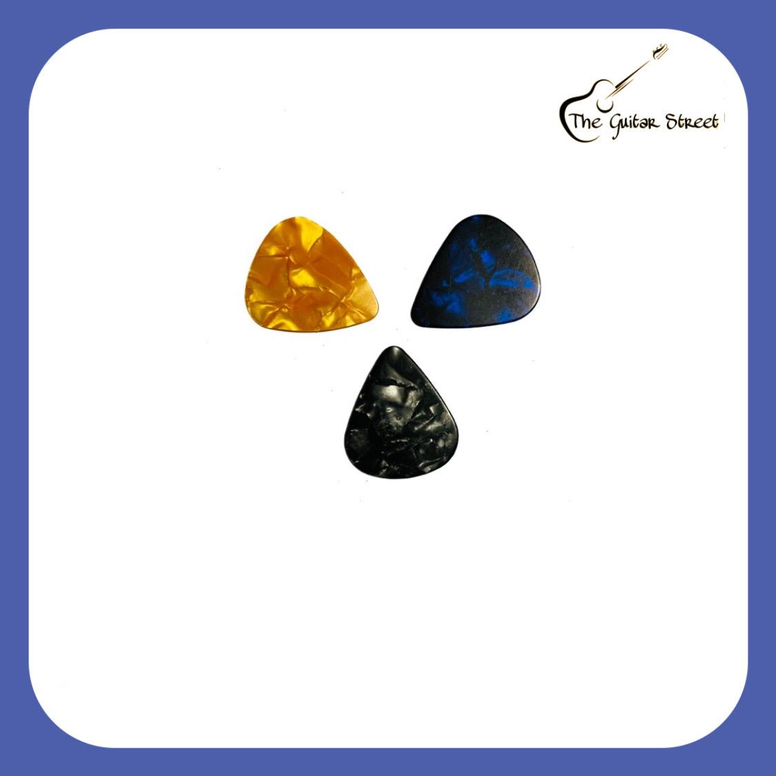 Guitar Picks (Celluloid) Pack of 3