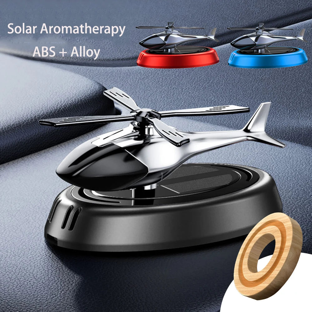 Solar Helicopter Car Perfume Diffuser