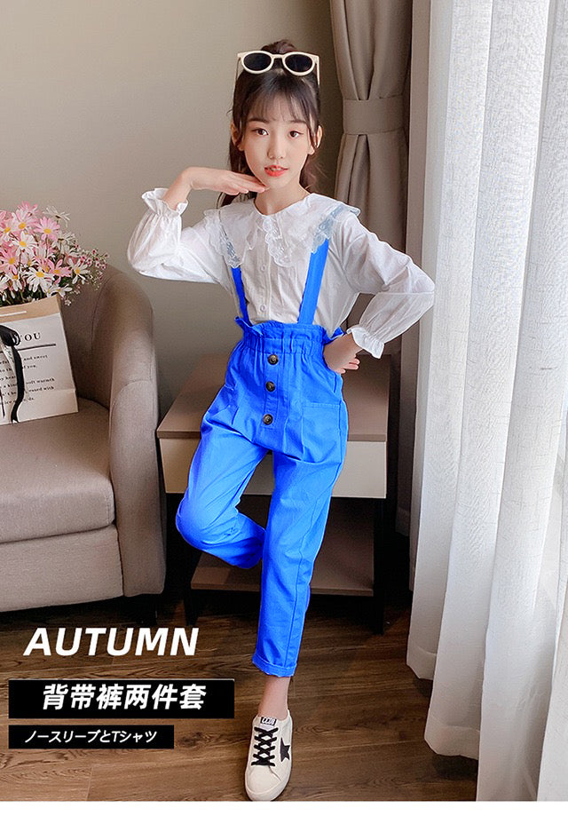 NECK LACED STYLISH SHIRT WITH STARPPED TROUSER