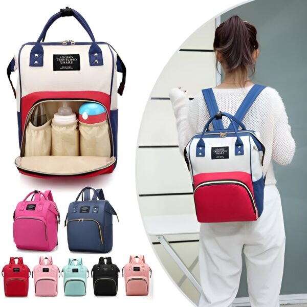 Large Capacity Mummy Bag Multi-function Waterproof Outdoor Women Backpack Nursing Bag