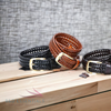Premium Braided Dressing Belts: Genuine 100% Leather