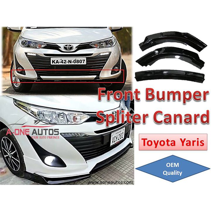 Toyota Yaris Front Bumper Canard OEM