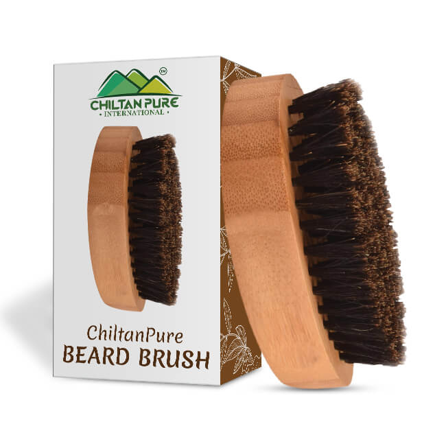 Beard Brush – Reduce Beard Curls, Deep Cleanse Beard, Adds Shine to Beard, Great for Grooming & Styling Beard!!