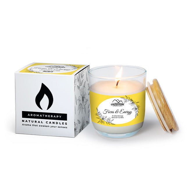 Focus & Energy Aromatherapy Candle – Warm up the Soul Inside!!  500g