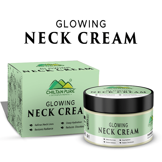Glowing Neck Cream – Evens Skin Tone, Restore Radiance & Reduce Blemishes