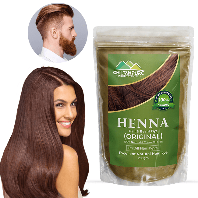 Organic Henna Hair & Beard Dye - 100% Natural & Chemical Free