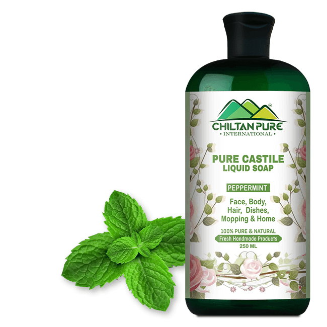 Pure Castile Liquid Soap [Peppermint]