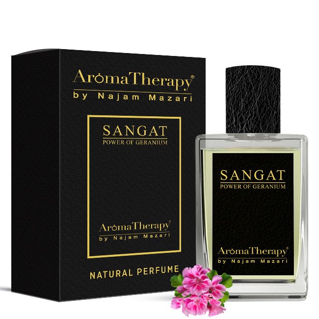 Sangat Natural Perfume - Made With Geranium - A Powerful Fragrance to Inspire!!