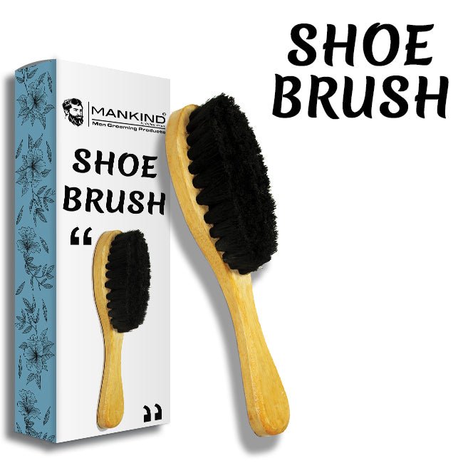 Shoe Brush - Fine Black Bristles